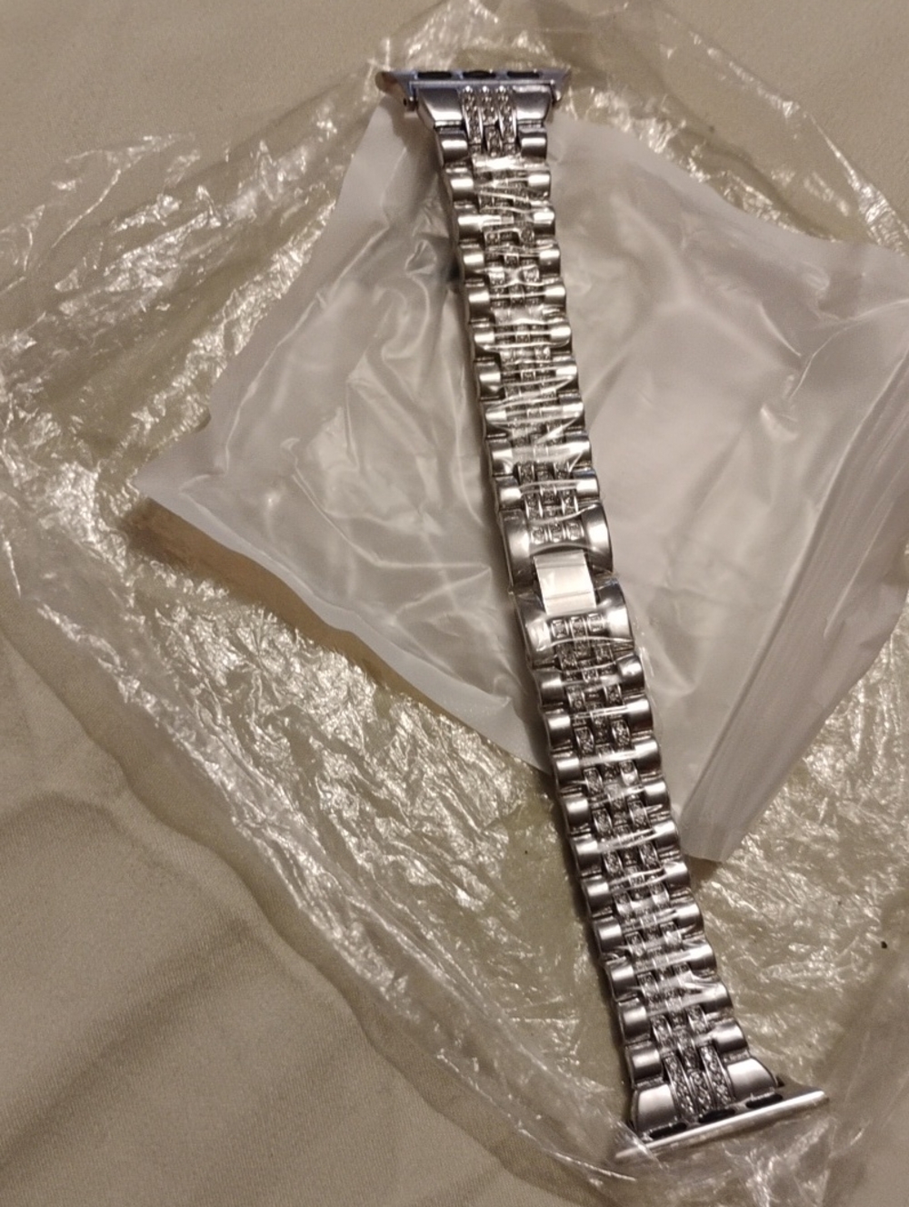 Stainless Steel Watch Band - Silver